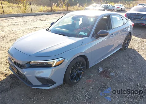 2023 Honda Civic Sport z USA, uszkodzony, nr VIN 2HGFE2F50PH547402